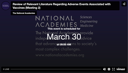 The National Academies of Science to review COVID-19 vaccine injury evidence...